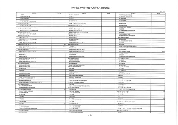 2015年度环球国际官网
一般公共预算收入决算明细表6.jpg