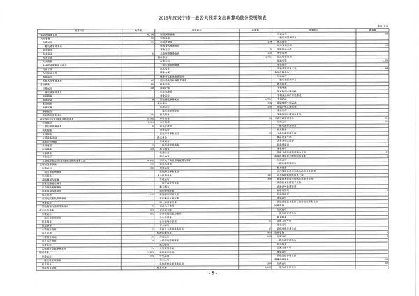 2015年度环球国际官网
一般公共预算支出决算功能分类明细表8.jpg